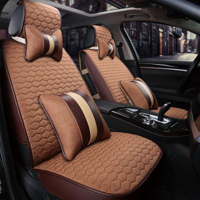 China New Klight 5D New Version General Four Seasons Luxury Full-enclosed Leather Car Cushion New Auto Parts for sale