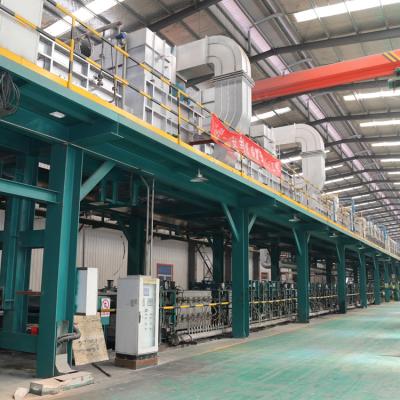 China 7200h 1500mm continuous galvanizing line /squeezing roll hot dip galvanizing machine for sale