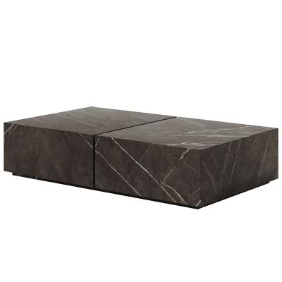 China modern coffee table simple design rectangle marble modern coffee table nordic modern coffee table for sale