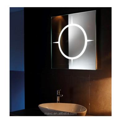 China Modern Fashion Hotel Illuminated /Home Wall Mounted Round LED Illuminated Bathroom Mirror for sale