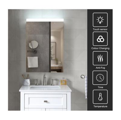 China Lighted Bathroom Touch Mirror Bathroom Vanity Mirror Hotel Led Mirrors Bathroom Led for sale