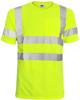 China Water Proof Safety T-shirt Decurity Polo Force Shirt Reflective Apparel Visibility T-Shirts Hi Tops for sale