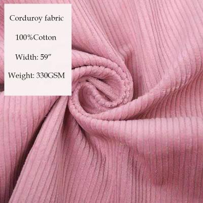 China Stain Repellent Fashion Fall/Winter Classic Apparel Cotton Reinforced Corduroy Fabric for sale