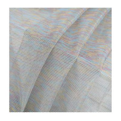 China Tricolor Anti Pill Presentation Silk Breathable Soft Bright Color For Ultrathin Clothing And Drapery Fabric for sale