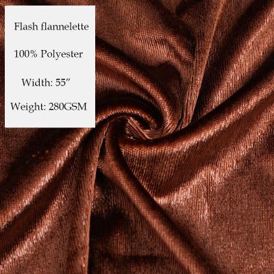 China Abrasion-Resistant Wear Comfortable Snap Pilou Velvet Fabric Glittery Use For Stage Costume And Table Cloth for sale