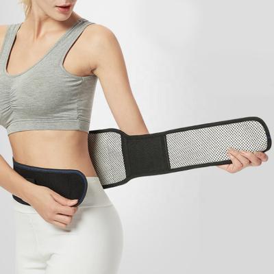 China Ealstic and Adjustable Breathable Massage Belt Waist Health Care Support Belt Heating Breathable Support Belt for sale