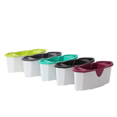 China Modern Self Watering Window Box Planter Indoor Indoor Outdoor Plastic Planter for sale