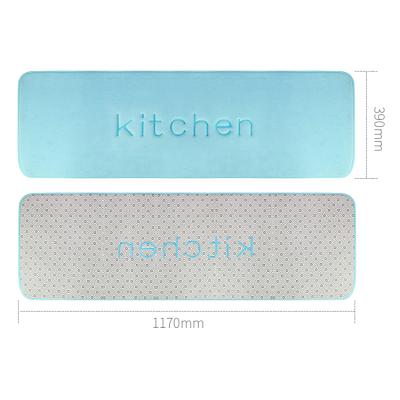 China Viable Design Washable Design Kitchen Mat Mat Memory Foam Bathroom Rugs Absorbent Waterproof Bathroom Floor Mats for sale