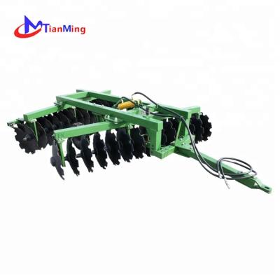 China 28 Blade Hydraulic Offset Plowing Wing Folded Heavy Duty Disc Harrow For Tractor for sale