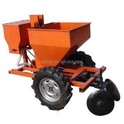 China Mini potato seeder 2CM-1 potato seeder mounted with four wheel tractor/single row potato seeder for sale for sale