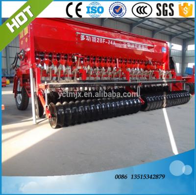 China Seed Planting Machine Small Farm Automatic Wheat Tractor Seeder, 24 Rows Wheat Seeder Drills for sale