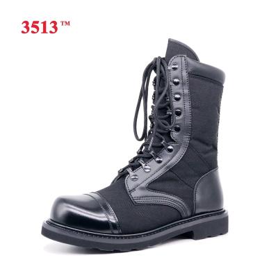 China Goodyear Anti-smell Combat Boots leather boots altama boots military black army men for sale