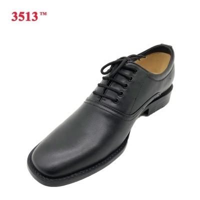 China Black Leather Office Military Shoes Formal Smell Proof Slit Shoes For Men for sale