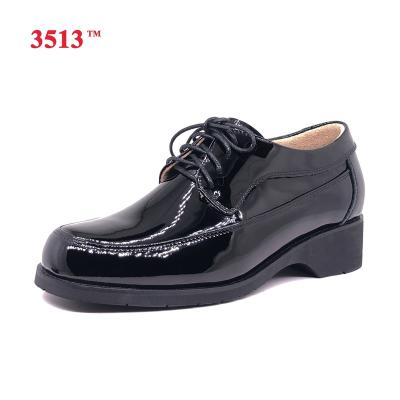 China Shiny Black Leather Office Lady Elegant Shoes Anti-Smell Flat Women Shoes Loafer for sale