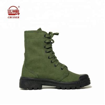 China Wholesale Cheap Canvas China Army Green Canvas Training Boots Military Men for sale