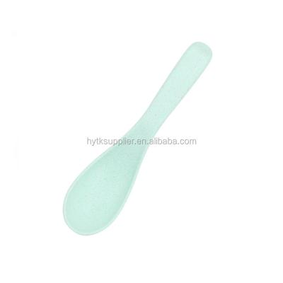 China Low Price Sustainable ODM Wheat Straw Spoon, Wheat Fiber Oatmeal Spoon for sale