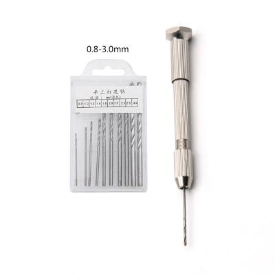 China Alloy+B-0016 Aluminum High Speed ​​Steel Candle DIY Making Tool Small Drill Set Candle Drilling Candle Silicone Mold Manual Hole Opening Tool for sale