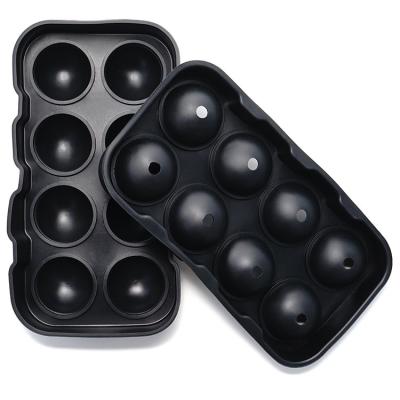 China C-0267 Amazon 8 Ball Ice Lattice Ice Ball Mold and Viable Hot Selling Silicone Ice Sphere Cube Tray Soap Mold for sale