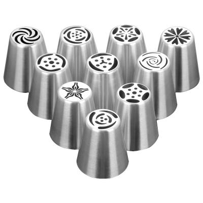 China Sustainable Cake Decorating Piping Nozzle Tips Pastry Icing Piping Bag Nozzle Tips for sale