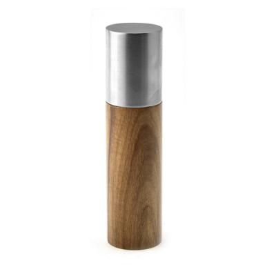 China 2022 viable salt bamboo pepper grinder, wooden salt pepper mill for sale