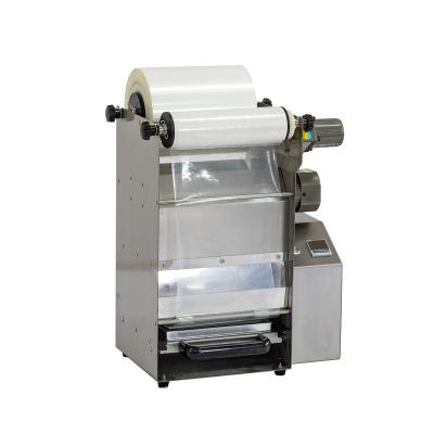 China Food DJT-250 Food Packaging Machine Stainless Steel Semi automatic Plastic Container Box Tray Sealing machine for sale