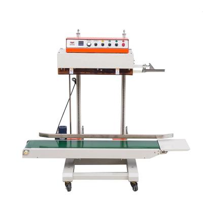 China Food QLF-1680 Automatic Continuous Vertical Bags Band Sealer with counting function for sale