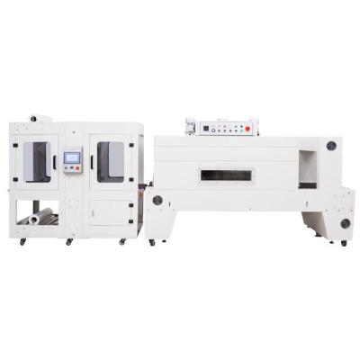 China Food DQX6040S Automatic Bottle packing Plastic film Sleeve Wrapping machine with DSE-8060A Heat Shrink Tunnel for sale