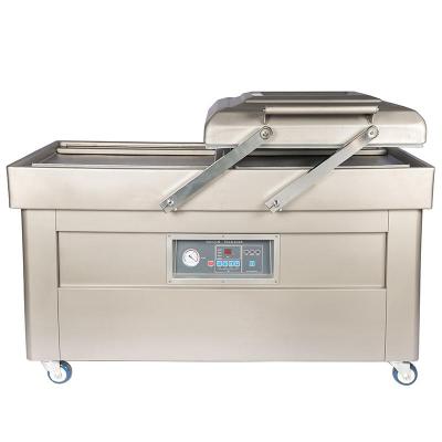 China Food DZQ600-2SB Double chamber Vacuum Fresh-keeping Gas Flushing Packaging Food Dry and Wet Dual Use Plastic Bags Sealing Machine for sale