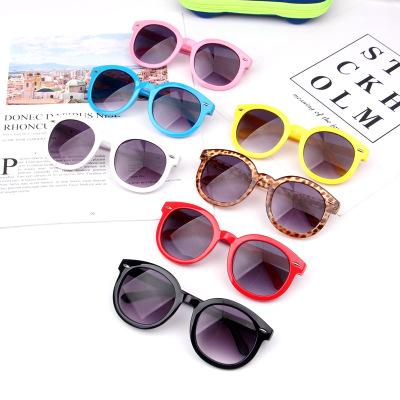 China Retro Fashion Sun Glasses Vintage Baby Leopard Sun Glass UV400 Protection Sunglasses For Kids Girl Boy Gifts for sale