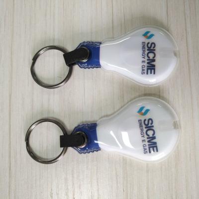 China Factory Customized Plastic Form Light Key Chain Logo Led Flashlight For Gifts Custom Promotion Full Color Magnetic Work for sale