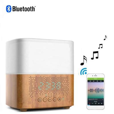 China Cool Mist Aromatherapy Bluetooth Music Air Freshener Clay Aroma Diffuser With Alarm Clock for sale