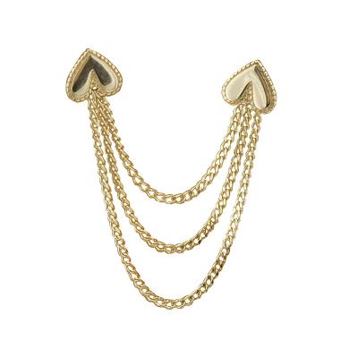 China Custom Made Solid 14KT Yellow Gold CLASSIC 585 Jewelry Piercing Chains For Ear Connector Nose Chains for sale