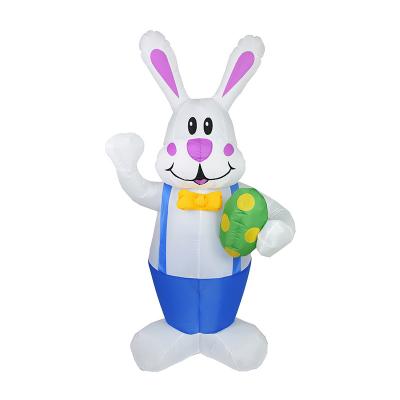 China Festival Stuff Bunny 8ft 190cm Crafts Sublimation Gifts Toys Inflatable Props Easter Show Inflatable Easter Easter Outdoor Decorations for sale