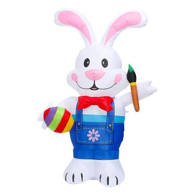 China Festival Stuff Rabbit Model 1.8m/6ft Inflatable Halloween Party Easter Decoration Easter Bunny for sale