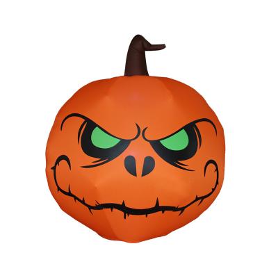 China Handmade LED Inflatable Pumpkin 1.2 Meters Halloween Pumpkin Ornaments for sale