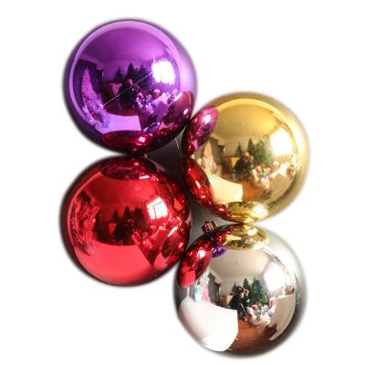 China Durable 10/15/20/25/40/60cm Tall Hanging Christmas Tree Ornament Christmas Plastic Balls for sale