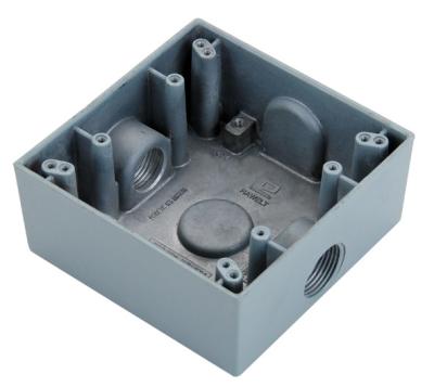 China Caja eléctrica hermética/de la prenda impermeable cuadrada el 1/2” 3/4