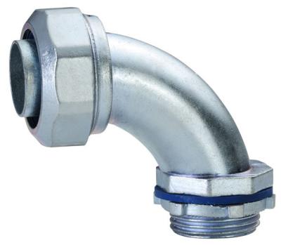 China Compact 1 2 Electrical Conduit Fittings Flex Conduit Connectors Raintight for sale