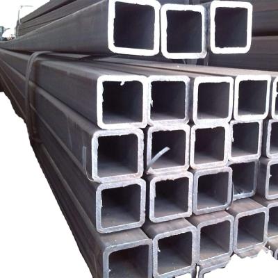 China Black steel square profile steel pipe and steel hollow section price list for sale