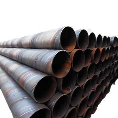 China Spiral seam submerged arc welded steel pipe in stock welded 1000mm diameter steel pipe for sale