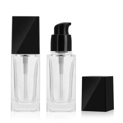 China Cosmetic Make Up Packaging Container 30ml Empty Cosmetic Bottle Glass Base Liquid Bottle for sale