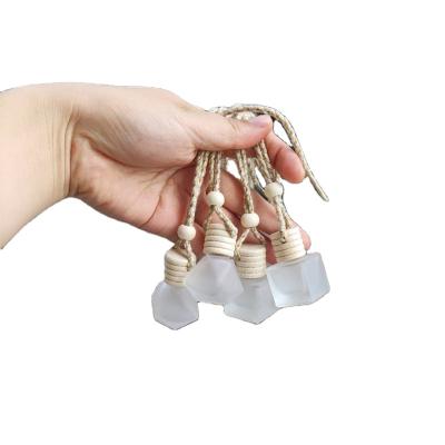 China Personal Care 6ml Car Perfume Bottle Empty Car Perfume Bottle Fresh Aroma Hanging Decoration Pendant for sale