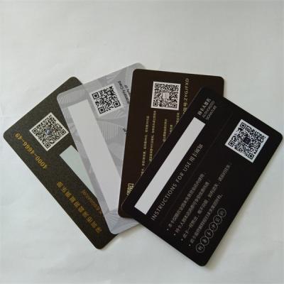 China Plastic Membership Card Custom Pvc Membership Card With QR Code for sale