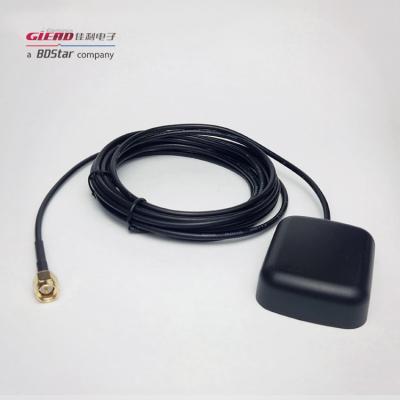 China Glead Free Samples 28dbi Active External Car GPS Antenna With SMA Or Fakra Connector 48.6*39.2*15.2mm for sale