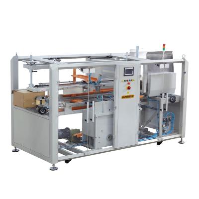 China Food Carton Erecting Machine High Speed ​​Box Crate Cardboard Box Former Erector for sale