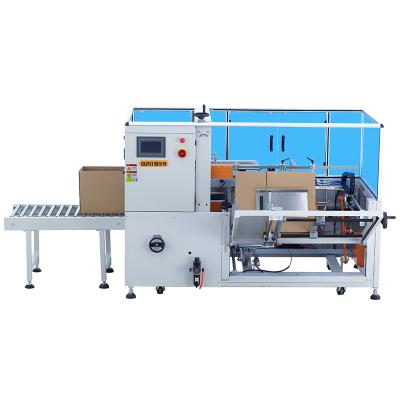 China Automatic Food Box Carton Forming Machine Case Tape Folding Carton Bottom Erector for sale