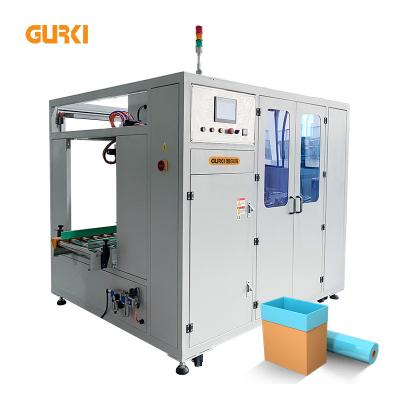 China Food Automated Box Liner Poly Bag In Box Maker Bagmaker Bag Maker Poly Bag Enveloping Machine for sale