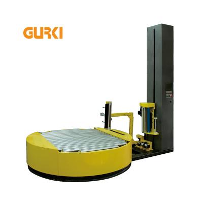 China Online Food Conveyor Stretch Pallet Wrapping Pallet Wrapping Machine With Roller Conveyor for sale