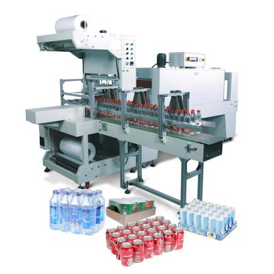 China Food Heat Shrink Packaging Systems Film Wrapping Machinery Ore Water Bottle Shrink Paper Wrapping Machine for sale