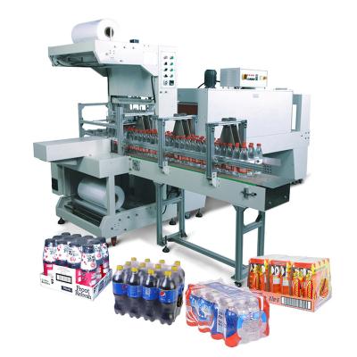 China Automatic Food Jar Beer Cans Beverage Shrink Wrapper Automatic Shrink Wrap Wrapping Machine for sale